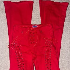 EDIKTED RED PANTS